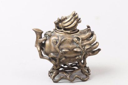 Chine, époque Qing, XIXe siècle Brûle-parfum...