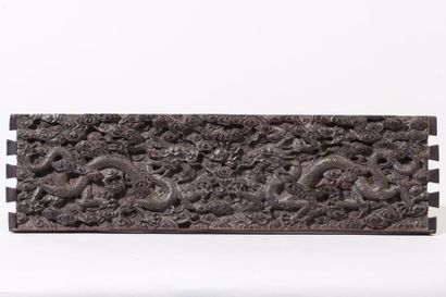 Chine, période Qing, XIXe siècle Panneau...