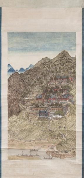 Chine, période Guangxu, vers 1880. Peinture...