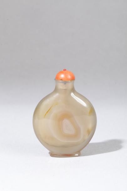 Chine, XIXe siècle Flacon de tabatière de...