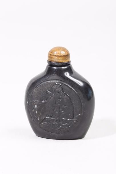 Chine, période Qing Flacon de tabatière en...