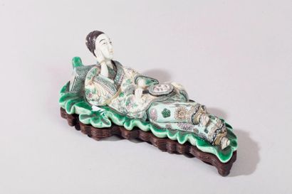 Chine, XIXe siècle Figurine en porcelaine...