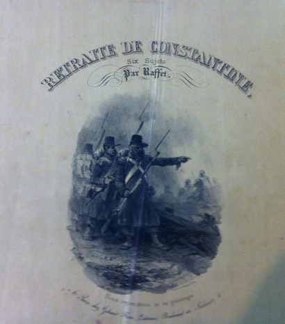 Denis-Auguste RAFFET. Retraite de Constantine....