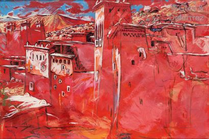 Patrice LAURIOZ (Né en 1959) Douar de Tassousfi...