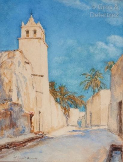 Paul LECUIT-MONROY (1858-1926) La Mosquée...