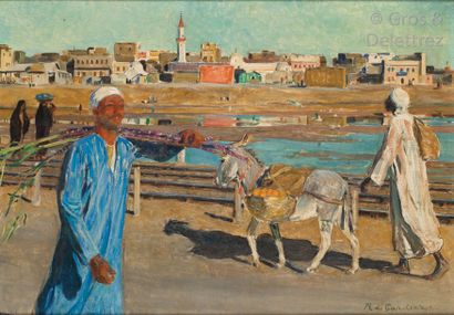 Raoul DU GARDIER (1871-1952) Marchands au...
