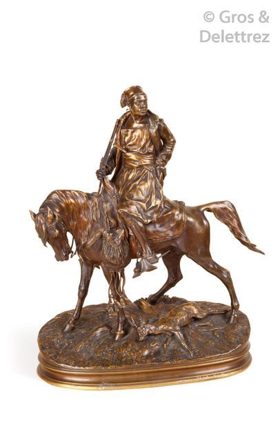 Pierre Jules MENE (D’après) (1810-1879) «Chasseur...