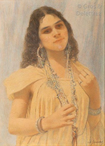 Louis Auguste GIRARDOT (1856-1933) Jeune...