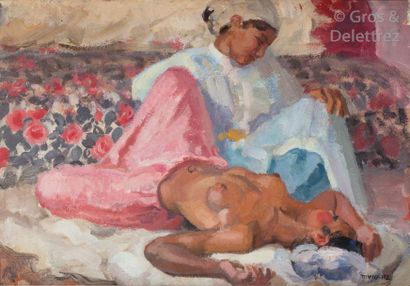 Marcel VICAIRE (1893-1976) jeune marocaine...