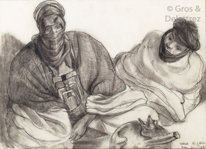 Paul-Elie DUBOIS (1886-1949) Chekouata, chef...