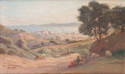 André CASABONNE (XIX-XXème siècle) Gardienne...