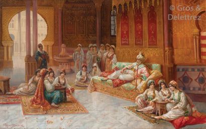 Stephan SEDLACEK (1868-1936) Le pacha au...