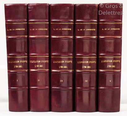 LA JONQUIÈRE (C. de). L’Expédition d’Égypte,...