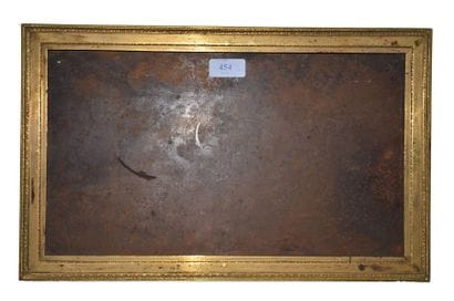 CADRE en bronze doré de forme rectangulaire...