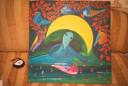 EXIL Levoy (1944)

Loa au clair de lune 

Acrylique...