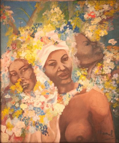 Des femmes et des fleurs 

Acrylique sur...