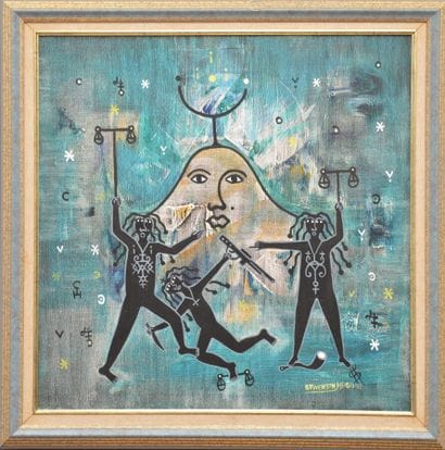 MAGLOIRE Stevenson (1963 - 1994)

Loas 

Acrylic...