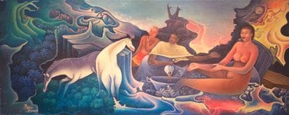 DOMOND Ézène (1956)

Guérison 

Acrylique...