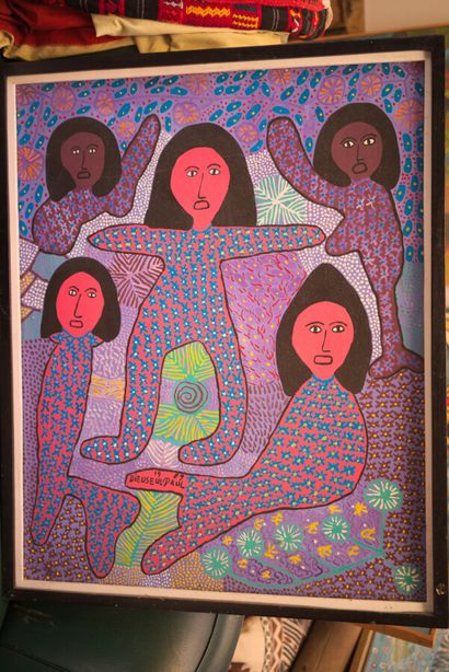 PAUL Dieuseul (1952 - 2006)

Loas 

Acrylique...