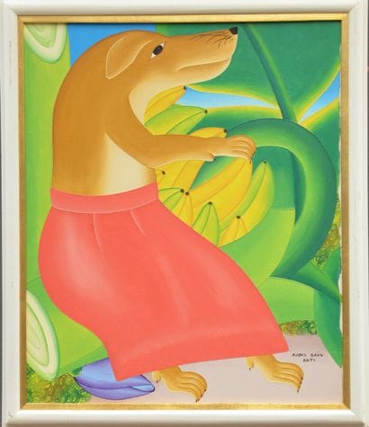 SAÜL Audes (1949)

Minnaine 

Acrylic on...