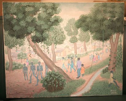 PROFIL Jonas (1957)

Procession 

Acrylique...
