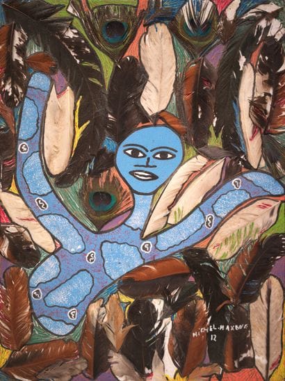MAXENE Michel 

Loa plumé 

Acrylique et...