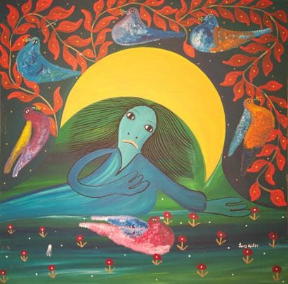 EXIL Levoy (1944)

Loa au clair de lune 

Acrylique...