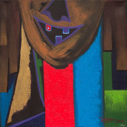 JOAS Y. 

Triptyque 

Huile sur toile signée...