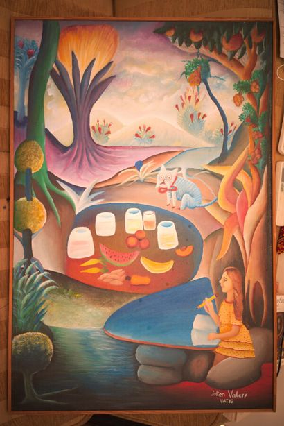 VALERY Julien (1958 - 2001)

Écolière 

Acrylique...