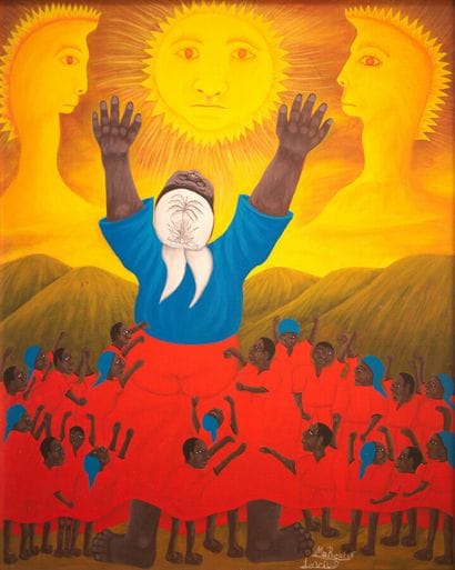 LOVIUS Marcelin 

Hymne au soleil 

Acrylique...