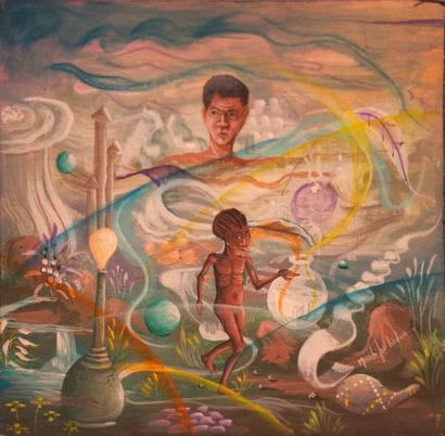 POLIDOR Moab (1971 - 2005)

Vodou scene 

Acrylic...