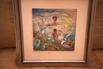 POLIDOR Moab (1971 - 2005)

Vodou scene 

Acrylic...