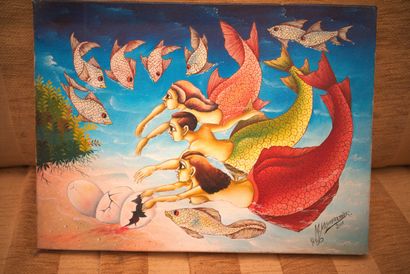 MONPREMIER Madsen (1952)

Fond de mer 

Acrylique...