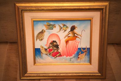MONPREMIER Madson (1952)

Les sirènes 

Acrylique...