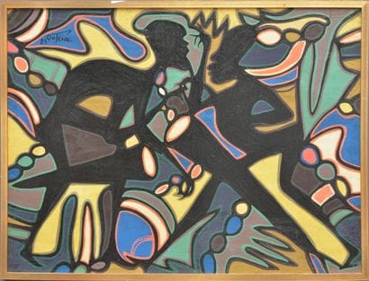 Anonyme 

Dialogue 

Acrylique sur toile...