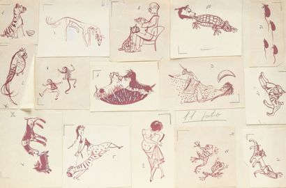 Ecole HONGROISE - XXe siècle
Portraits d'animaux
Suite...