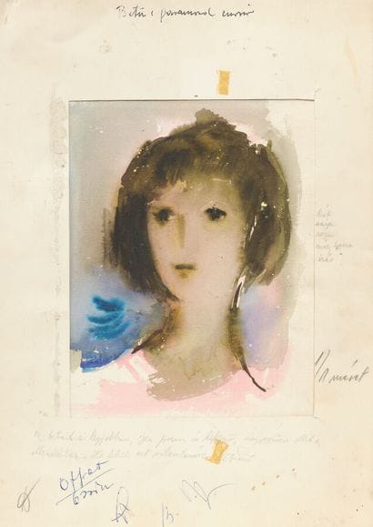 Mária BOZÓKY (1917-1996)
Portrait de jeune...