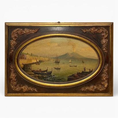 Ettore FRERRANTE 
Vue de la baie de Naples...