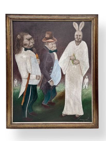 u
JOSEPH JASMIN 1924 - 2005
Trois personnages...