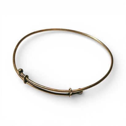 BRACELET coulissant à un fil d'or 18K (750...