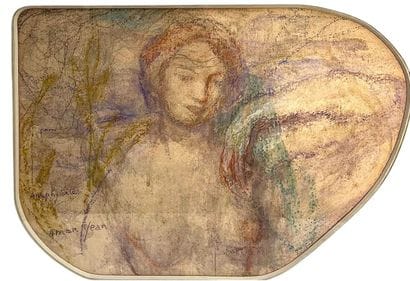Edmond AMAN-JEAN (1860-1936)
Amphitrite 
Pastel...