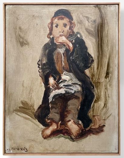 MANÉ-KATZ (1894-1962)
Le jeune fils 
Huile...