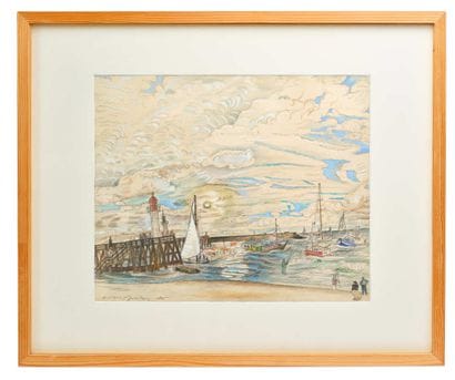 MORENO PINCAS (1936)
La plage de Trouville...