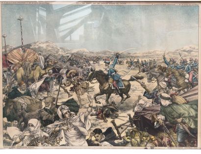 La Prise de la Smala d'Abd el Kader
Chromolithographie,...