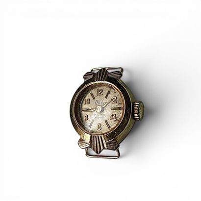 PETITE MONTRE de dame or jaune 18K (750 millièmes),...