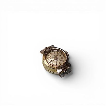 PETITE MONTRE de dame or jaune 18K (750 millièmes),...
