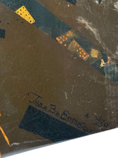 Isabelle EMMERIQUE (XX-XXI)
Composition abstraite,...