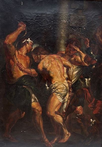 ECOLE FRANCAISE du XIXe siècle d'après Rubens
La...