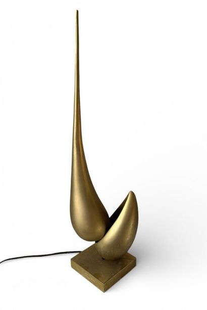 Michel ARMAND (XX-XXI)
LAMPE A POSER en laiton...