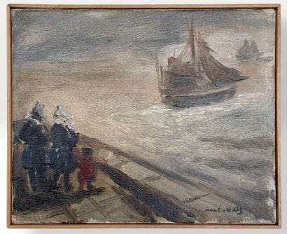 MANÉ-KATZ (1894-1962)
Vue d'une plage Bretonne...